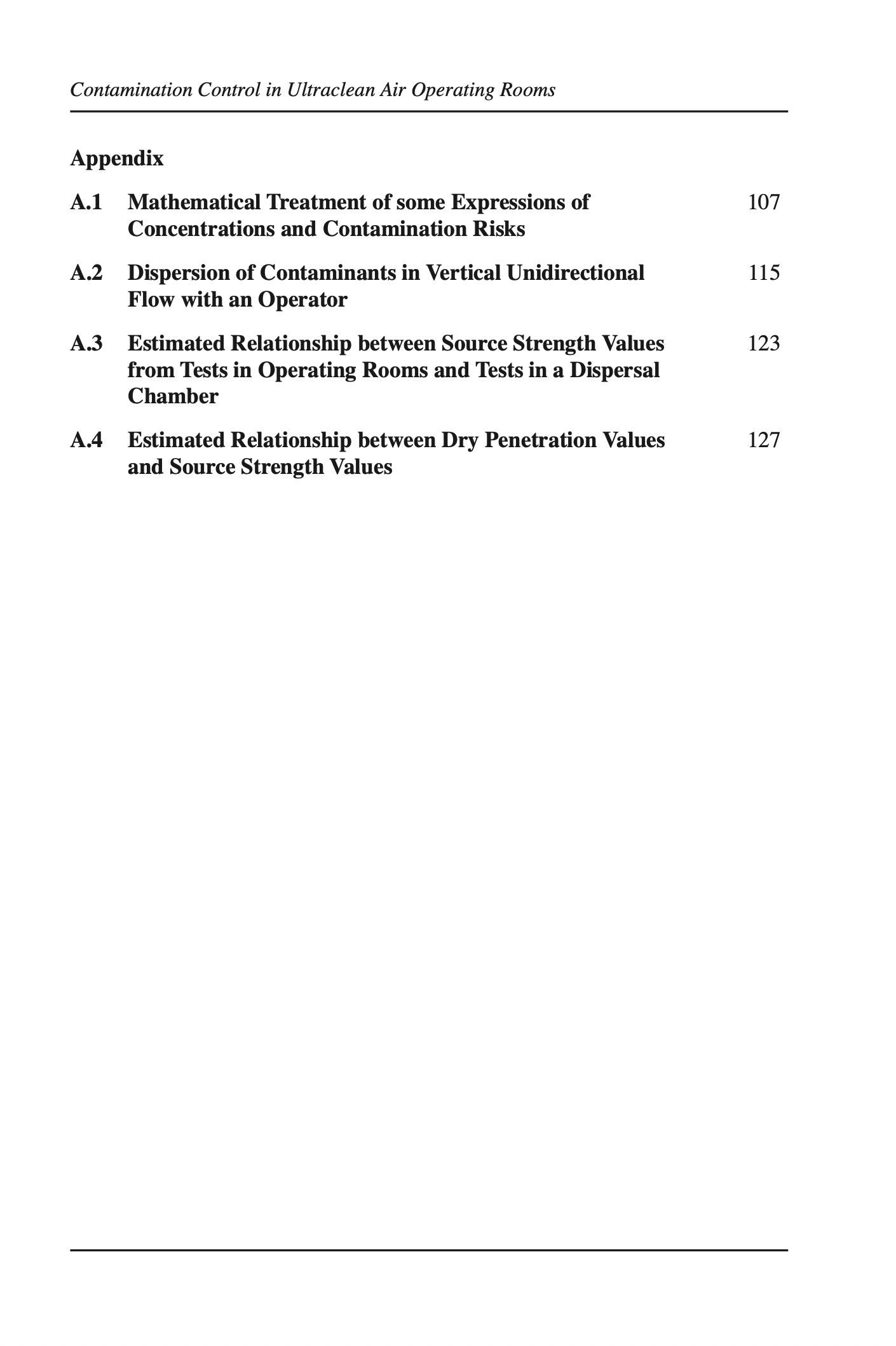 Contamination Control in Ultraclean Air Operating Rooms