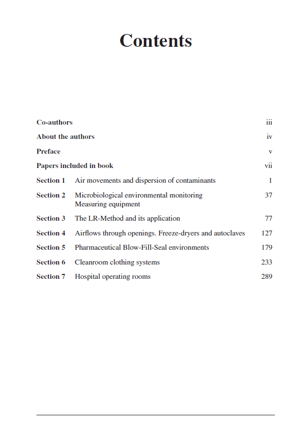 Advances in Practical Safety Ventilation - Pharmaceutical Cleanrooms and Hospital Operating Rooms